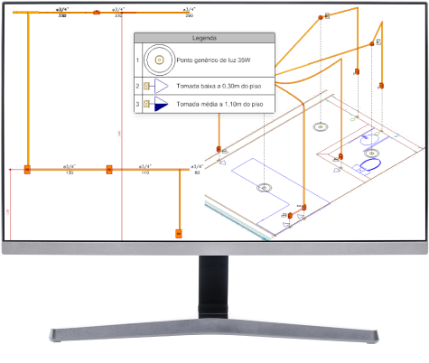 Software para projetos eletricos: detalhamento realista