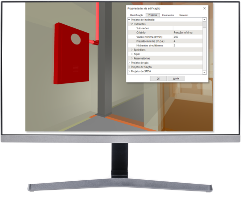 Software para projetos preventivos: dimensionamento rede de hidrantes