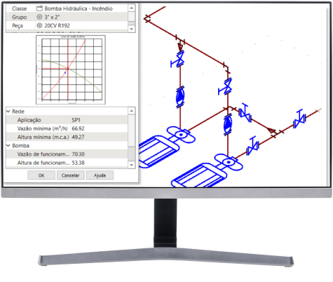 Software para projetos preventivos: dimensionamento bomba Jockey