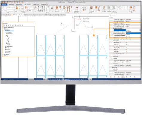 Software para projetos fotovoltaico: numeracao automatica dos elementos