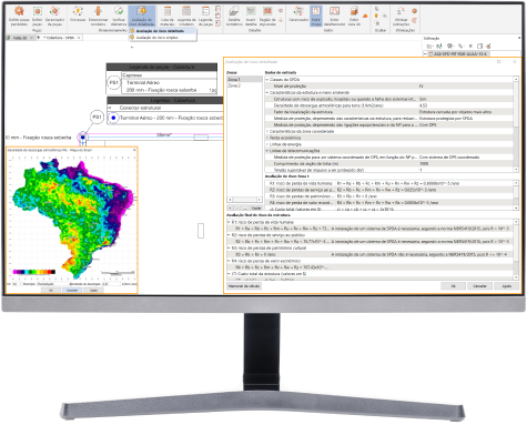 Software para projetos de SPDA: Recurso avaliacao risco